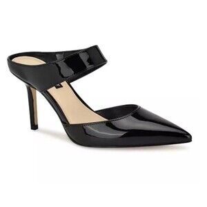 Nine West Women's Darian Slip-On Mule Pumps 11 Patent Leather Never Worn Out